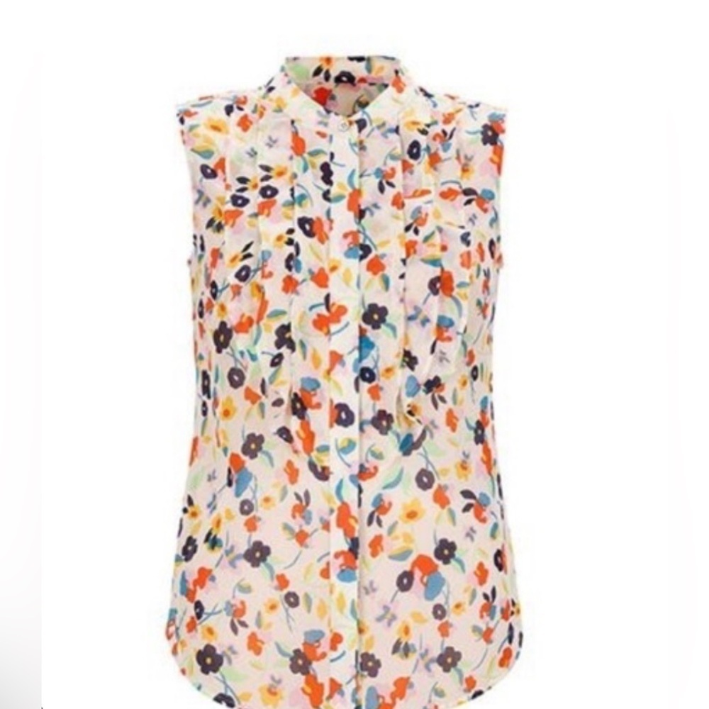Cabi tux ruffle blouse, 6108